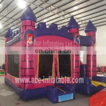 Hot sale Inflatable princess castle combo