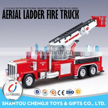 Newest electric truck plastic remote control fire engine toys