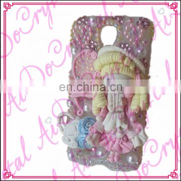 Aidocrystal Cover 3D Silicone Soft girl Cell Phone Case For Samsung Galaxy Note 2 N7100