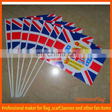 Custom paper hand flag