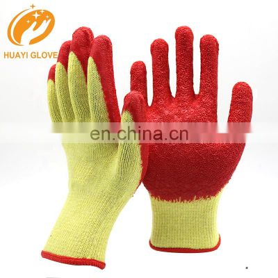 High Quality Latex Coated Palm Wrinkle Work Gloves for Construction