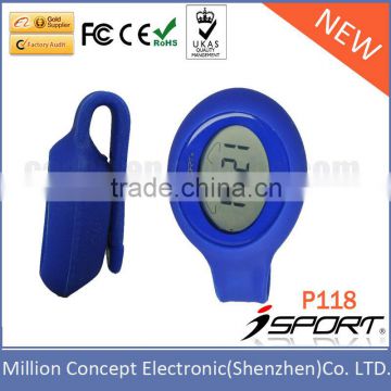 Bluetooth High Tech Three Dimension silicone bracelet with pedometer