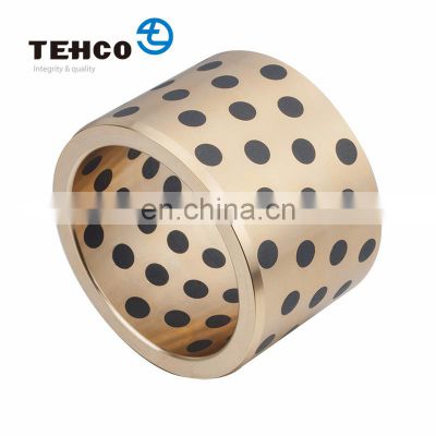 Oilless Sleeve Casting JDB Brass  CNC Machining Bushing Made of CuZn25Al5Mn4Fe3 and Graphite of Good Corrosion Resistance.