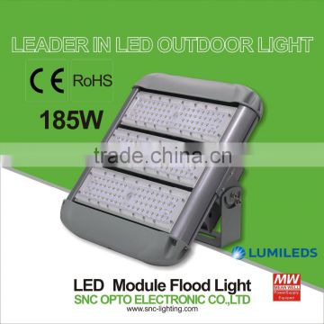 new product 2016 innovative CE/RoHS factory led flood light 185W 125lm/w meanwell driver