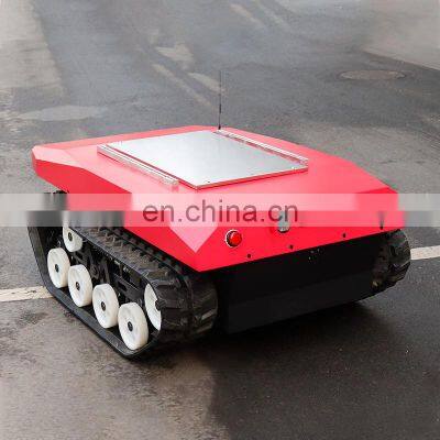 TinS-17 large crawler tracked chassis tank rubber track robot