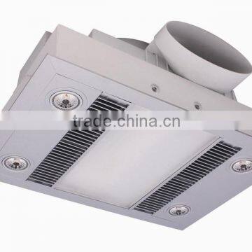 Bathroom heater with halogen lamp glass panel ,LED downlight
