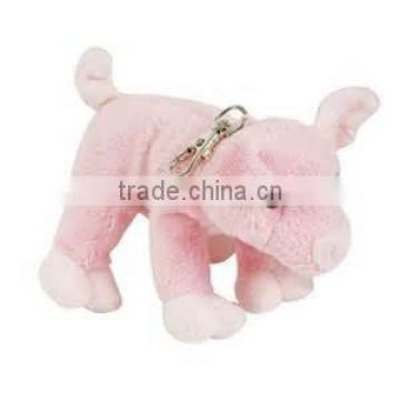 new design mini plush pig keychain, plush keychain pig, soft keychain plush pig