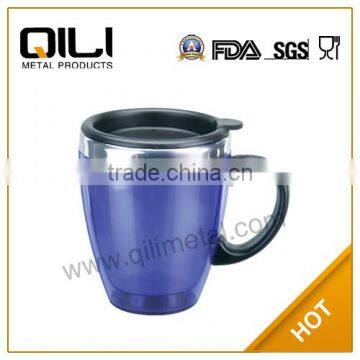 450ml travel mug stainless steel with handle