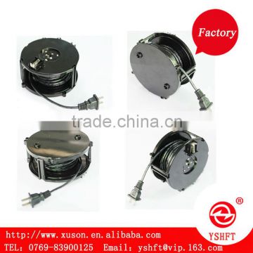 7M extension power cord cable reel for hair dryer and clothes dryer