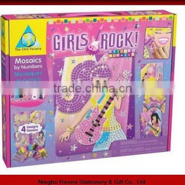 toy/Puppy sticky mosaics/JCW0002/kids DIY craft kit/develop kids wisdom/fun/EVA/popular gifts