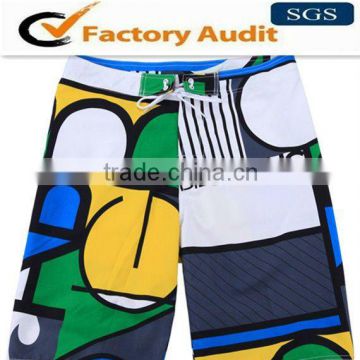 75D*200D/288F Printed Polyester Microfiber Fabric for Shorts