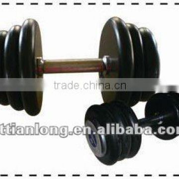 high quality rubber dumbbell