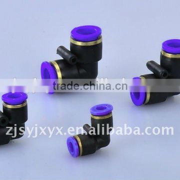 Pneumatic plastic elbow connector with light weight,high quality