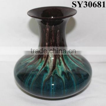 Vase for indoor decorative small glazed ceramic vase flower