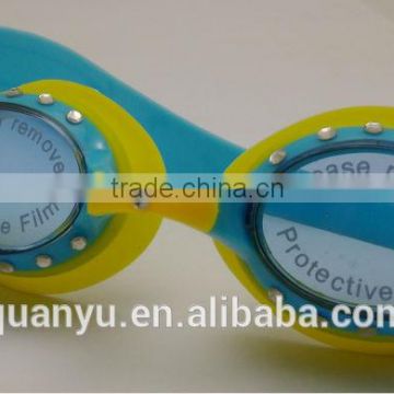 Hot sale super professional Novelty Kids sparkle Swimming goggles with rhinestone
