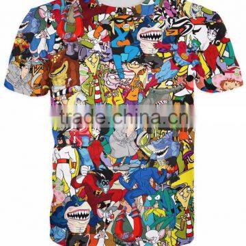 cartoon fashion custom tee shirts t shirt screen printing 3d printingadies t-shirt print design