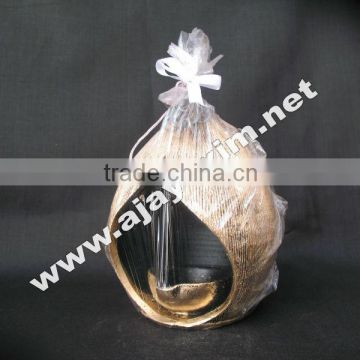 Terracotta Decorative Coconut Lamp