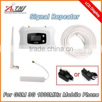 High Gain 70 db +Real Smart Home Use smart mobile signal repeater , 1900mhz signal booster GSM 2g amplifier