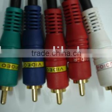 RCA RGB YPbPr Compoinent Cable Composite Cable DVD LCD Cable