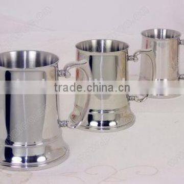 Stainless steel tankard