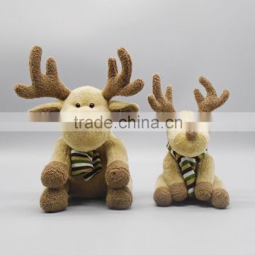 Girls Toys Stuffed Reindeer Custom Made Plush Toy in Christmas Day