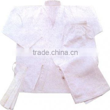 Karate Uniform white color made of polyester / cotton