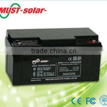 <MUST Solar>Inverter battery 12v ups lead acid battery