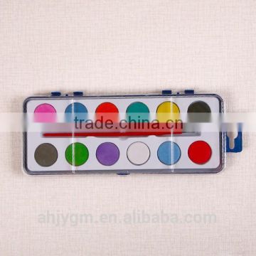 12 Colors Enconomic Quality Solid Water Color/drawing water color