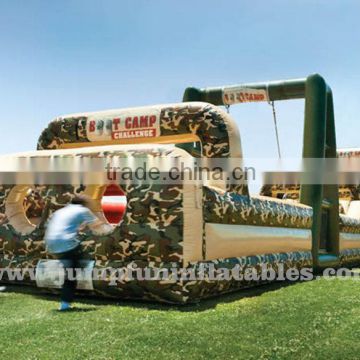 Boot Camp Obstacle Course adults Inflatable challenge adventure for commercial rent