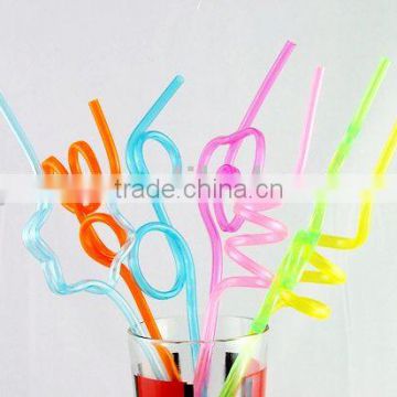 Crazy plastic thick straw/Thick drinking straw