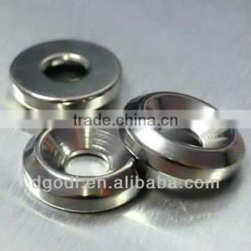 small stainless steel conical washer