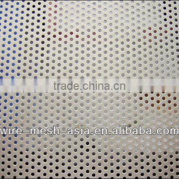 Perforated sheet used in air fitter