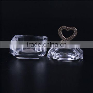 Wholesale prices custom design antique crystal jewelry box from China