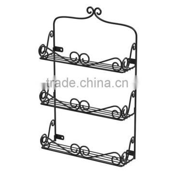 3 Tier Metal Wire Pantry Spice Rack Shelf Organizer