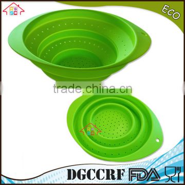 NBRSC Silicone Collapsible Colander Spaghetti Strainer Mesh Drainer for Food Pasta Vegetables Fruit