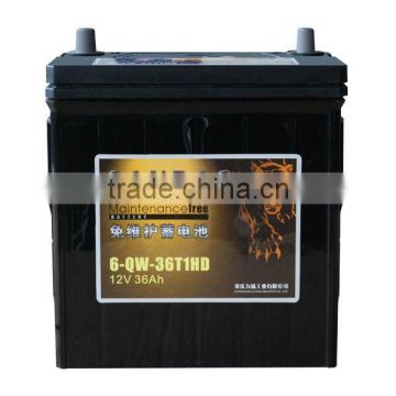 Maintenance Free Automotive Battery(MF battery) Car Battery