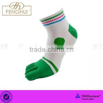 Ms combed cotton five fingers socks