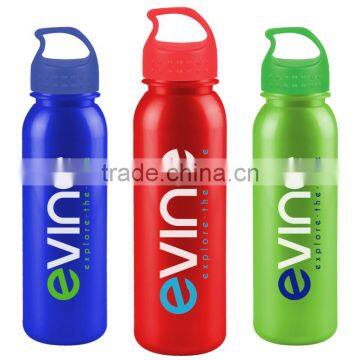 USA Made 24 oz Tritan Metalike Sports Bottle With Crest Lid - metallic colors, BPA/BPS-free and comes with your logo