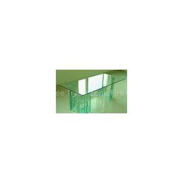 Commercial Reflective Flat Tempered Window Glass Heat Insulation , Polished Edge