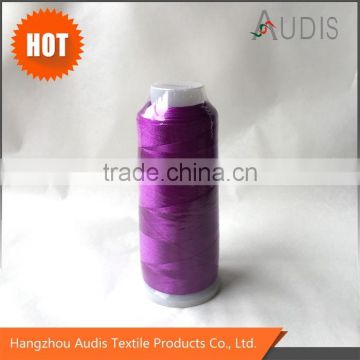 China manufacturer embroidery thread price, 120D/2 polyester thread