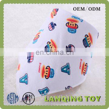 Wholesale Multi Styles Monkey Printed Decorating Baby Bibs