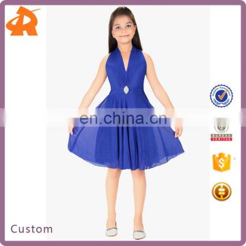 New Style Children Girl Dress For 2016 Hot sale Sleeveless MINI Party dress
