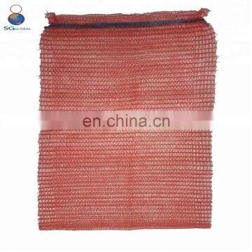 Alibaba China supplier 25kg plastic vegetable mesh bags for onion