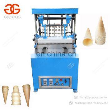 Factory Price Semi-Automatic Snow Baking Machine Ice Cream Cones Wafer Pizza Cone Making Machine