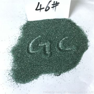 High Hardness green silicon carbide /green carborundum 36-54# for Resin grinding wheel