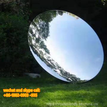 Mirror Stainless Steel Hollow Ball Customized Artwork  Market