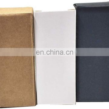 OEM Customized Cardboard White Black Natural Color Cosmetics Packaging Box