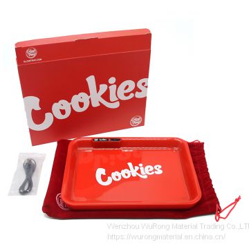new style cigarette  tray with lamp  colorful  cookies  typing  cigarette  holder