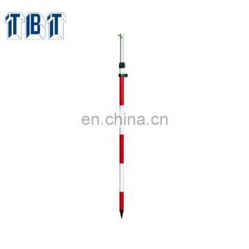 Aluminium red and White Survey Telescopic Mini Prism Pole