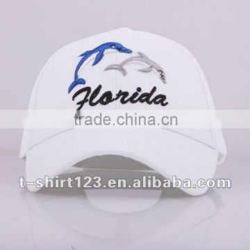6 panel cotton twill baseball cap with custom logo